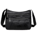 Vintage Satchel Crossbody Bag Women Lightweight Pockets Messenger Shoulder P