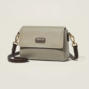 Vintage Leather Crossbody Bag for Women Small Shoulder Messenger Bag