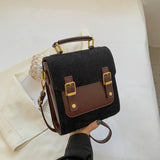 Vintage Corduroy Woman Backpacks Female Travel Bag