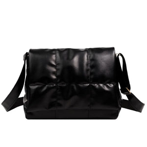 Vintage Space Shoulder Bags For Women Pu Leather Armpit Handbag Purse