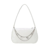 Vintage Women Butterfly Chain PU Leather Shoulder Bag