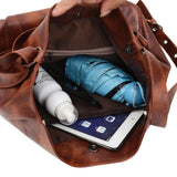 Vintage Women Leather Handbag Crossbody Shoulder Bag Tote Retro Solid Messenger