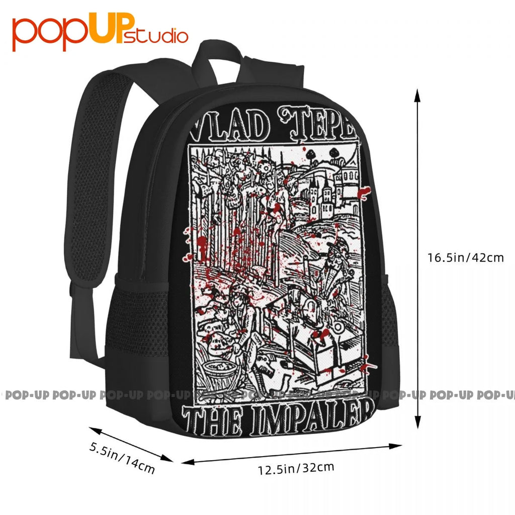 Vlad Tepes Dracula The Impaler Backpack Vintage Swimming Large Capacity