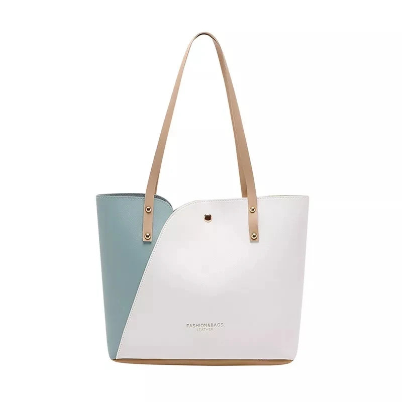 Women's PU Leather Shoulder Tote Bag