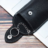 Men's Cowhide Key Wallet Car Key Holder Pouch Organizer Cover