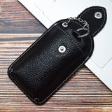 Men's Cowhide Key Wallet Car Key Holder Pouch Organizer Cover