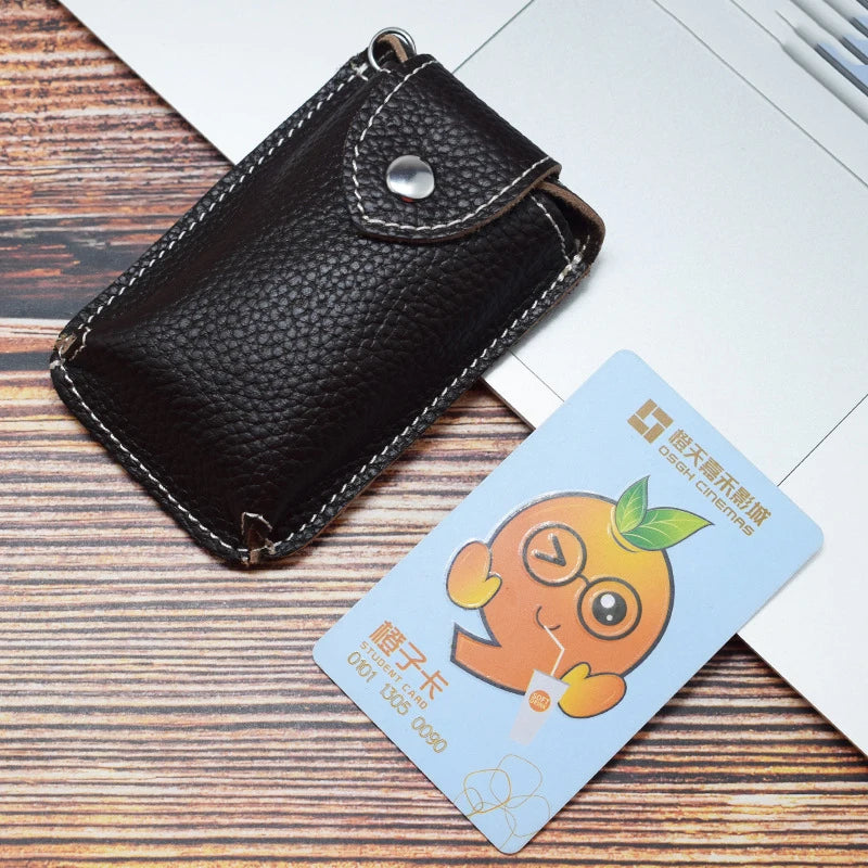 Men's Cowhide Key Wallet Car Key Holder Pouch Organizer Cover