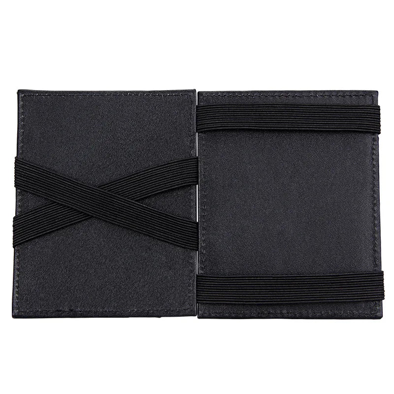 Leather Mini Short Magic Wallets Cardholder