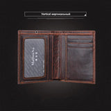 Bull Pattern Leather Men Wallet