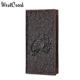 Bull Pattern Leather Men Wallet