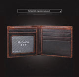 Bull Pattern Leather Men Wallet