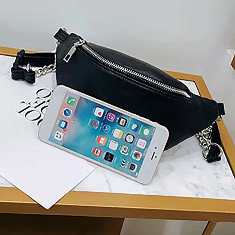 Female Belt Lady Crossbody Waist Bag Waterproof Fanny Pack