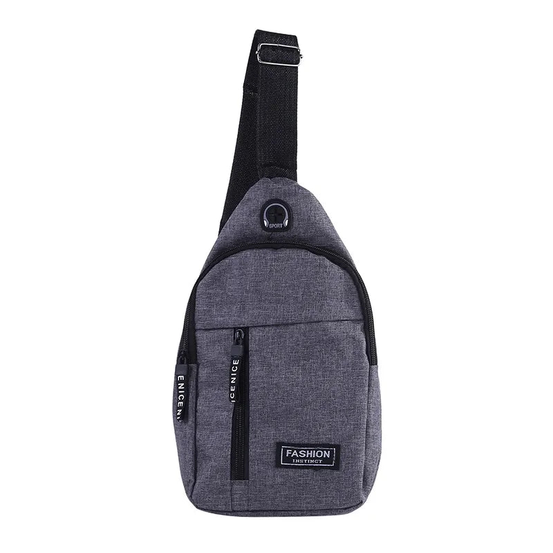 Canvas Waist Chest Bag Crossbody Hip Hop Streetwear Fanny Pack