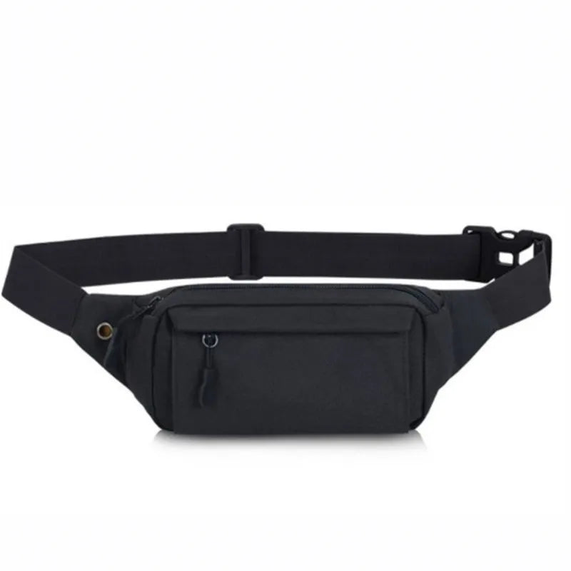 Male Sports Waist Bag Nylon Running Chest Bag Cycling Mountaineering Bag