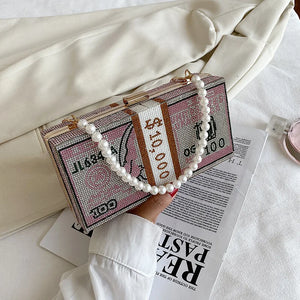 Money Shape Bag Evening Bag Party Purses Clutch