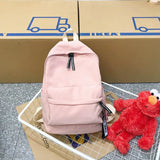 Waterproof Backpack Canvas School Bag Women Travel Mochilas