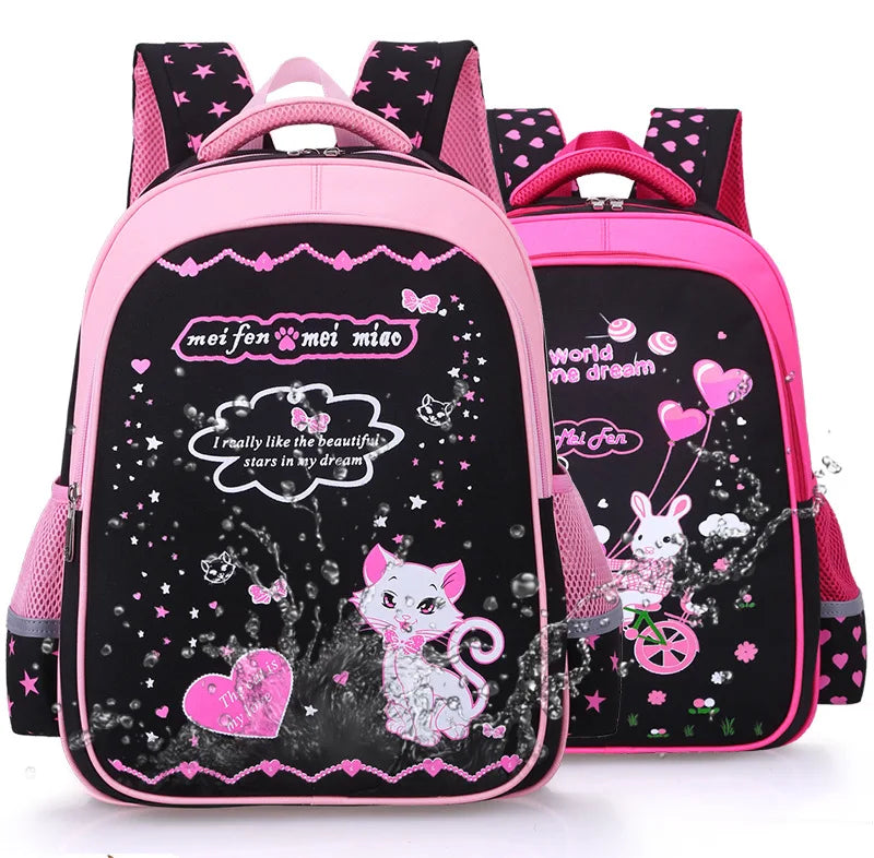 Waterproof Backpack Kids School Bags Girls Boys Satchel Backpacks