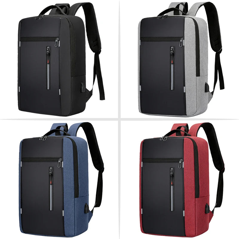 Waterproof Business Backpack USB School Backpack 15.6 Inch Laptop