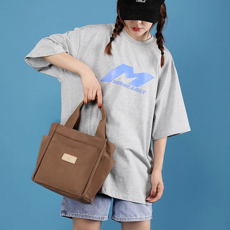 Waterproof Canvas Shoulder Bag for Women Messenger Ladies Crossbody Bag