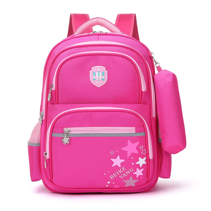 Waterproof Kids School Backpack Orthopedic Boys Girls Schoolbag