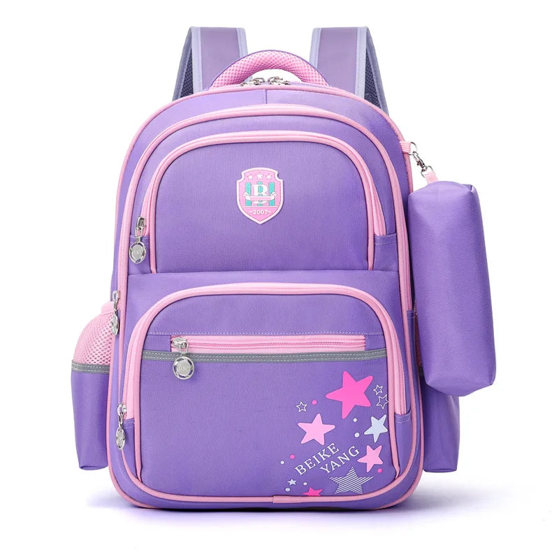 Waterproof Kids School Backpack Orthopedic Boys Girls Schoolbag