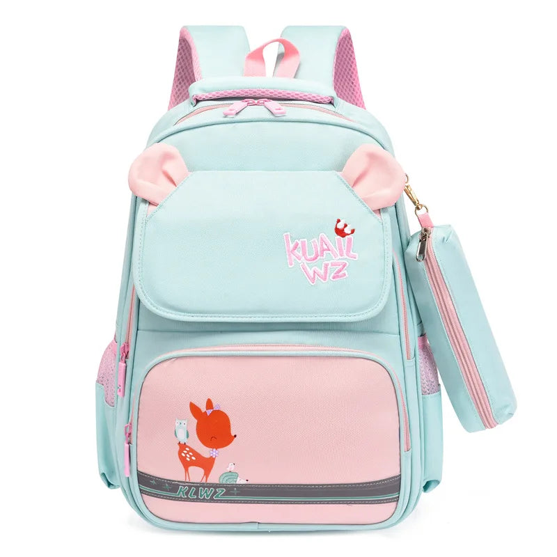 Waterproof Kids School Bags Boys Girls Backpack Orthopedic Schoolbag