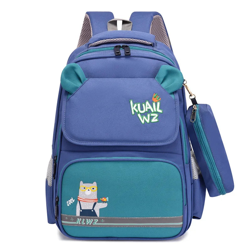 Waterproof Kids School Bags Boys Girls Backpack Orthopedic Schoolbag