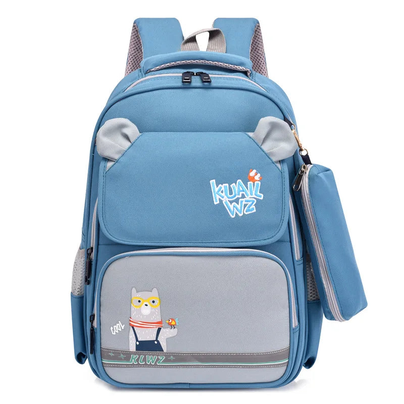 Waterproof Kids School Bags Boys Girls Backpack Orthopedic Schoolbag