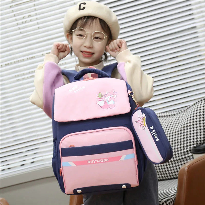 Waterproof Kids School Bag Boys Girls Primary School Backpack Kids Mochila
