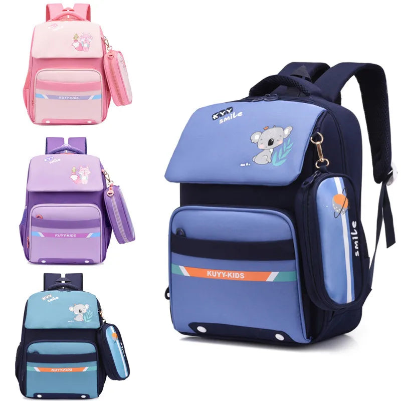 Waterproof Kids School Bag Boys Girls Primary School Backpack Kids Mochila