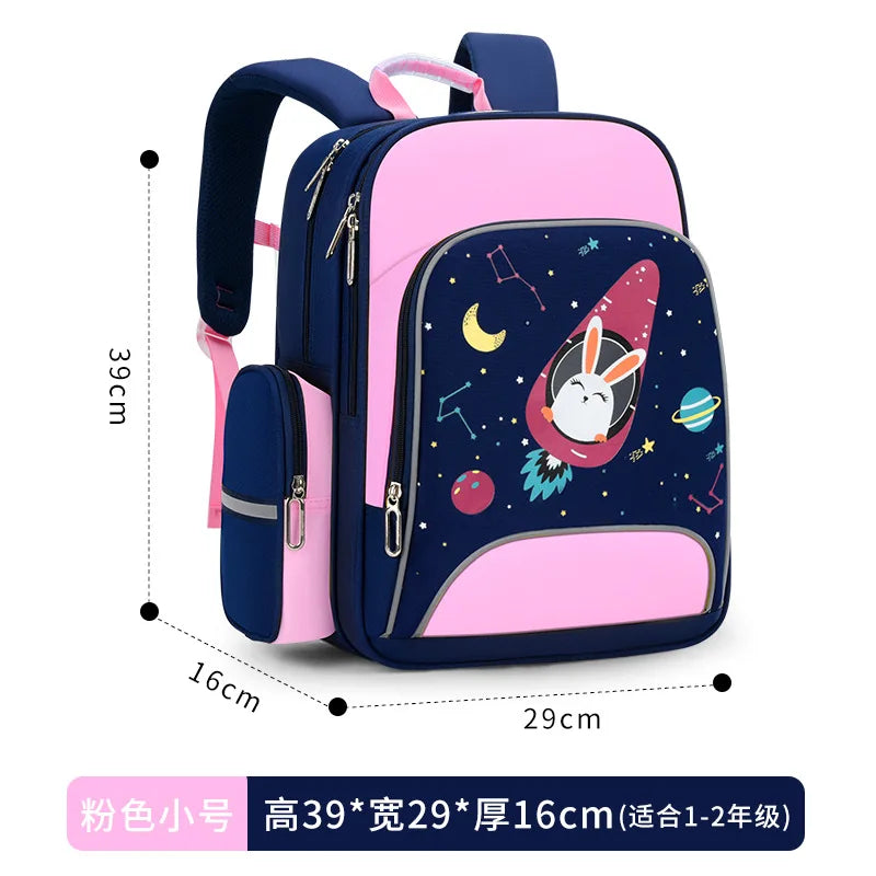 Waterproof Kids School Bag Orthopedic Boys Girls Backpack