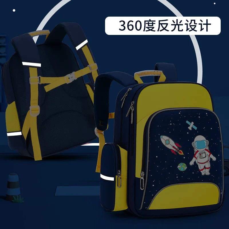 Waterproof Kids School Bag Orthopedic Boys Girls Backpack