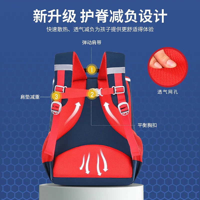 Waterproof Kids School Bag Boys Girls Orthopedic Backpack Primary School