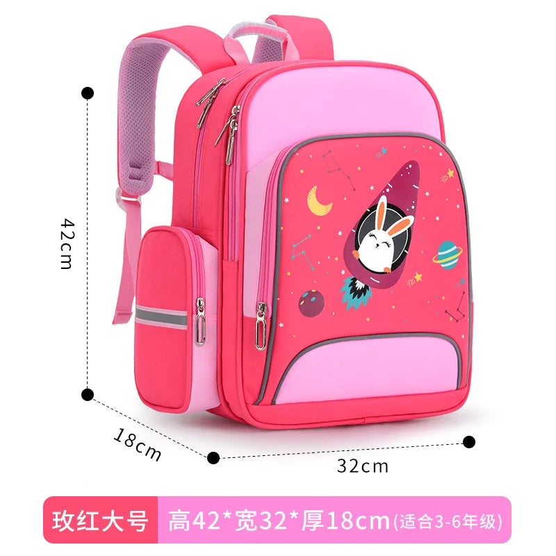 Waterproof Kids School Bag Orthopedic Boys Girls Backpack