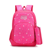 Waterproof Princess School Backpack Girls Kids Book Bag