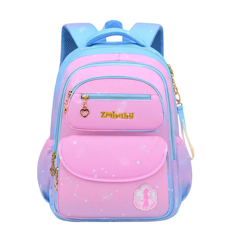 Waterproof Children School Backpack Girls Orthopedic Book Bag