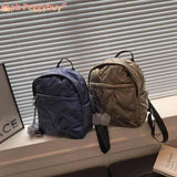 Waterproof Down Cotton School Bags Solid Women Student School Bags