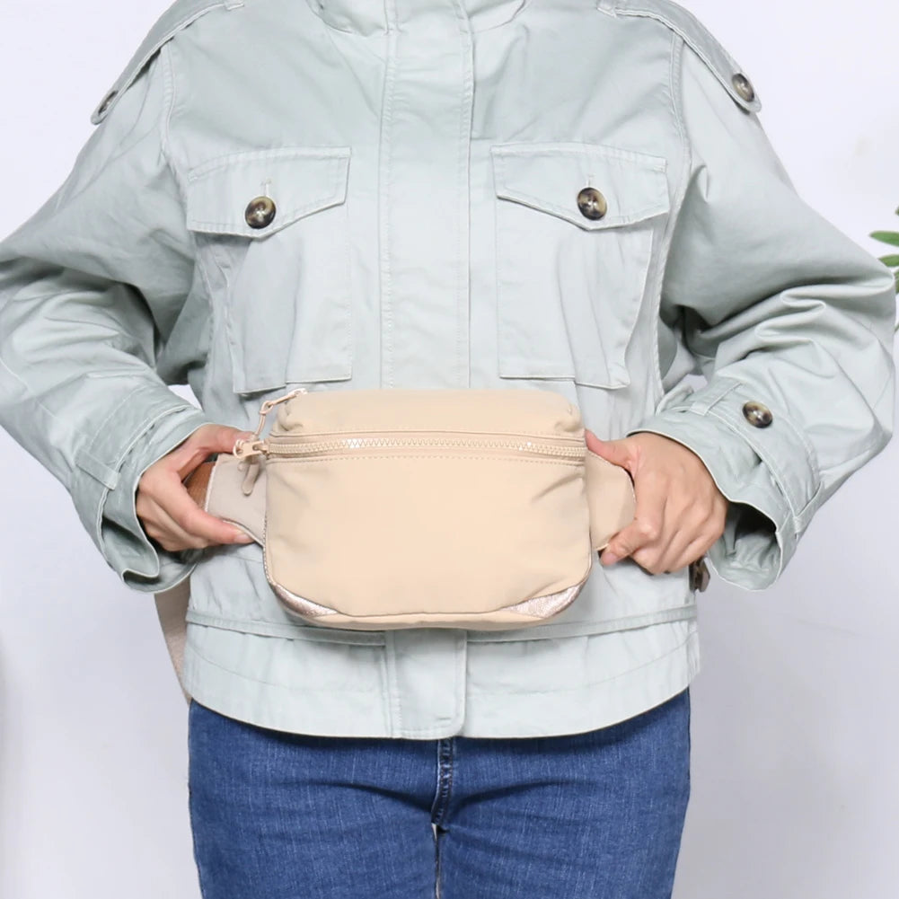 Waterproof Fanny Pack Bum Bag Casual Unisex Hip Waist Packs Multi-function