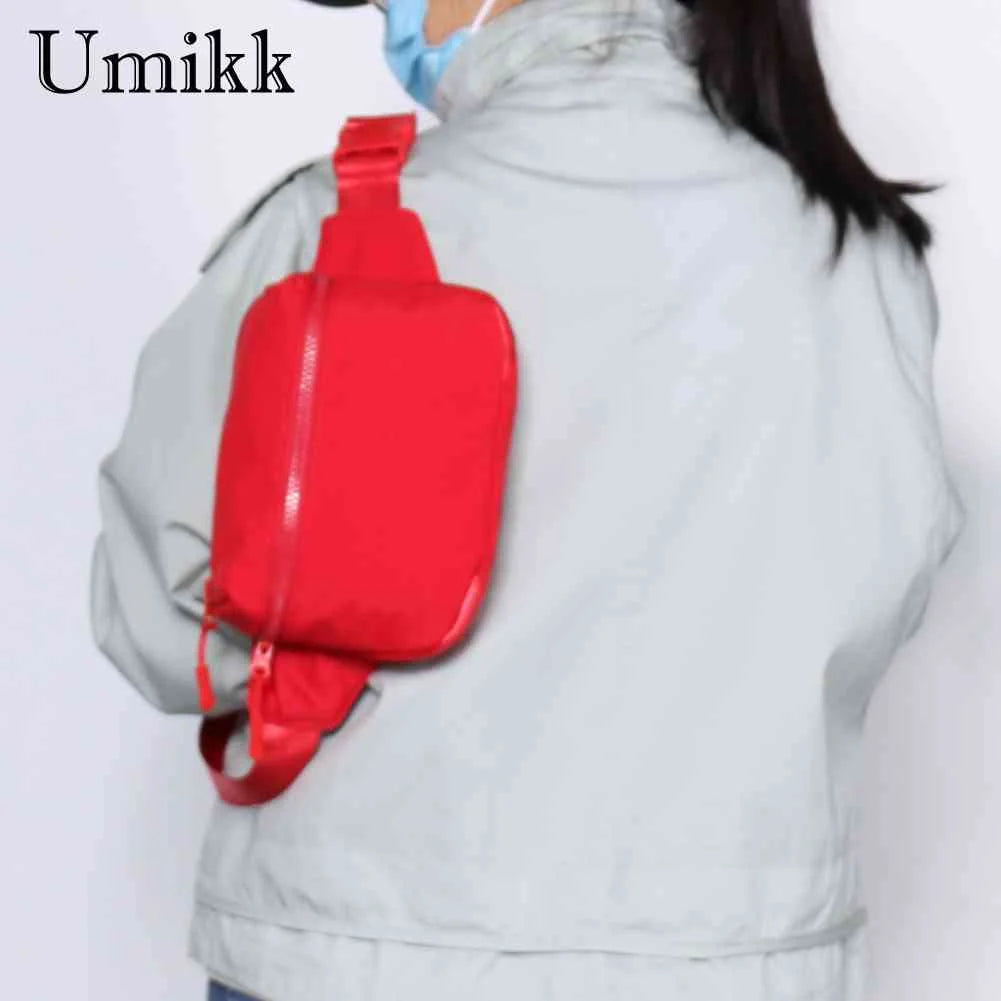 Waterproof Hip Waist Packs Unisex Yoga Bags Multi-function Outdoor Nylon