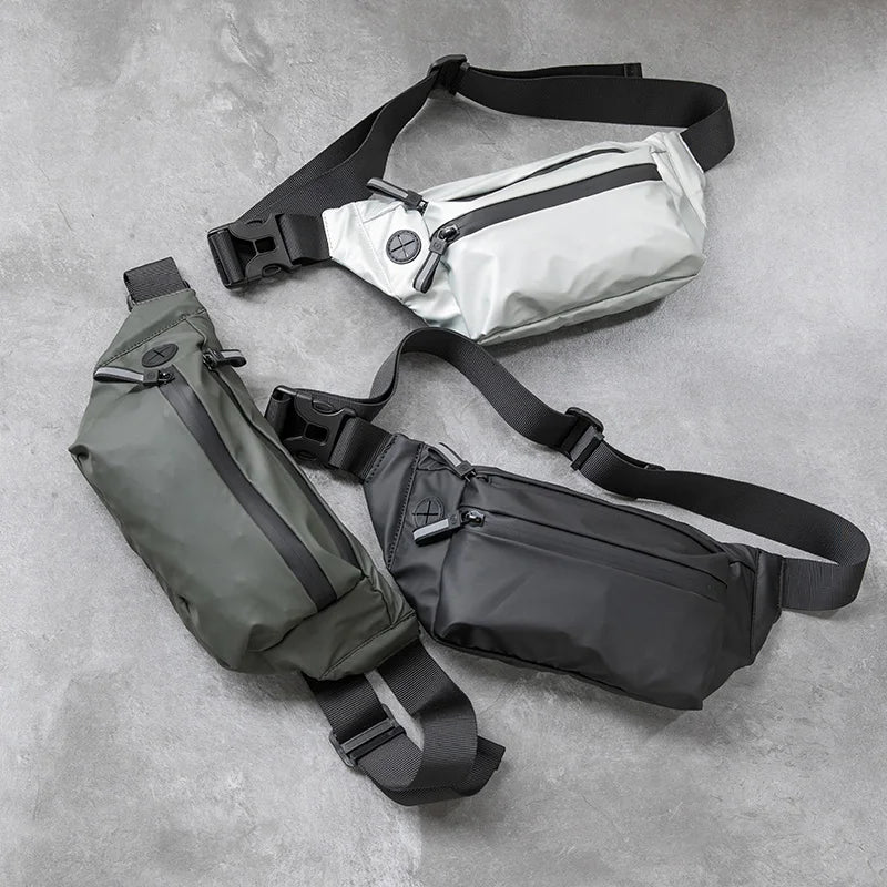 Waterproof Waist Bag Fanny Pack Outdoor Crossbody Bag Unisex Belt Bags