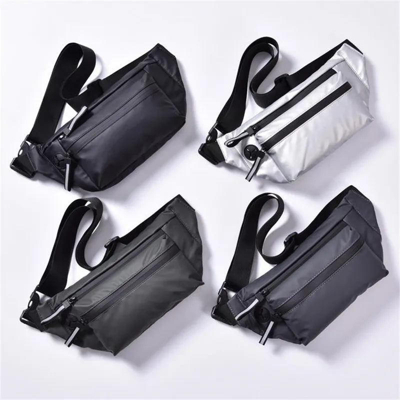 Man Waist Bag Chest Pack Outdoor Sports Crossbody Bag Army-Green