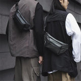 Man Waist Bag Chest Pack Outdoor Sports Crossbody Bag Army-Green