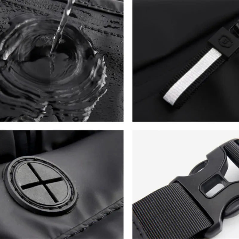 Waterproof Chest Pack Man Waist Bag Crossbody Bag