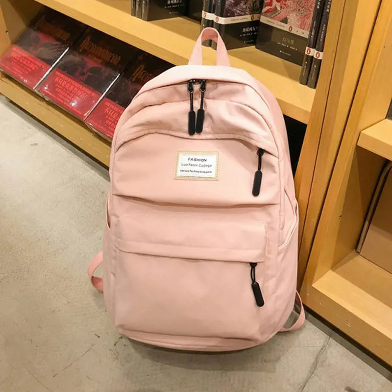 Waterproof Nylon Women Backpack Travel Bag Large Capacity Backpack