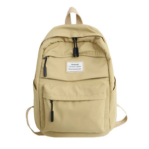 Waterproof Nylon Women Backpack Female Large Capacity High Schoolbag