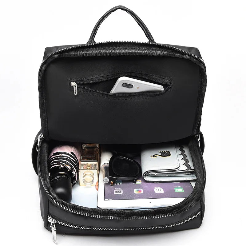 Waterproof Oxford Backpack Female Anti-theft Rucksack Large Capacity