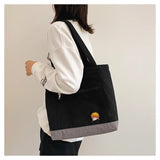Waterproof Canvas Girl Shoulder Hand Bag Female Crossbody Bags