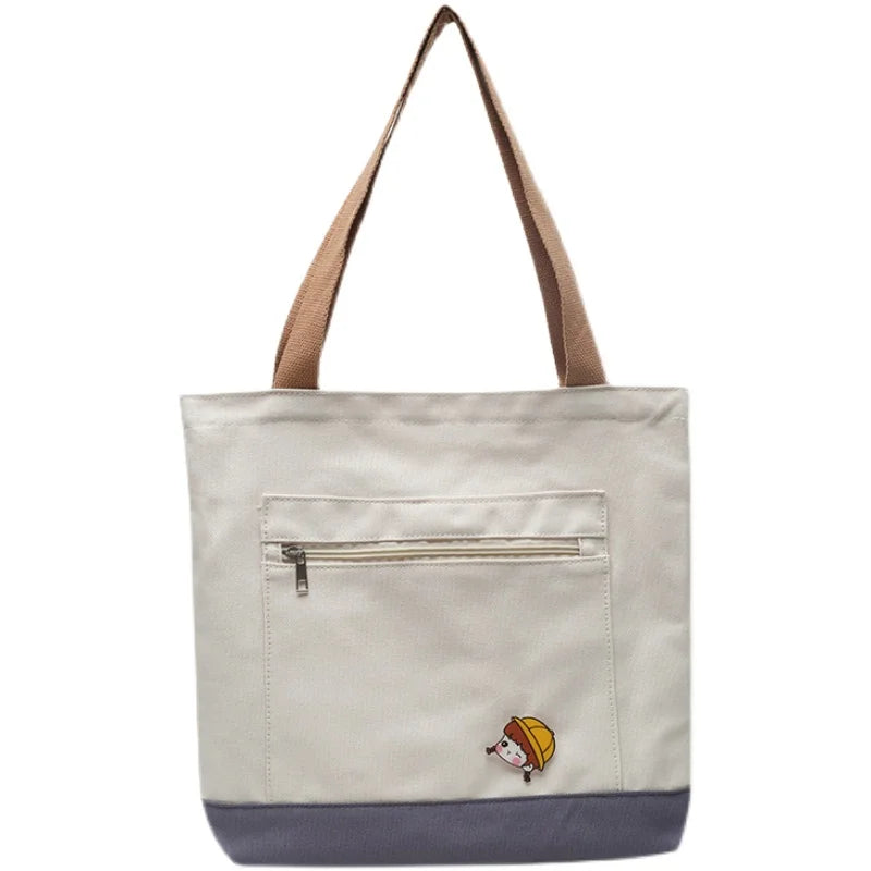 Waterproof Canvas Girl Shoulder Hand Bag Female Crossbody Bags