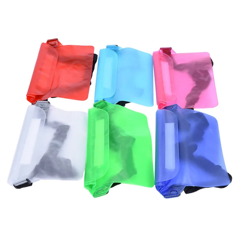 Waterproof PVC Jelly Fanny Pack Bags Casual Travel Waist Bag Small Unisex
