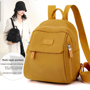 Waterproof Nylon Rucksack Bag for Ladies